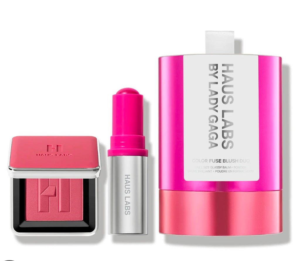 Color Fuse Innovation Glassy Balm & Powder Blush Duo